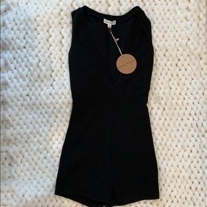 Black tight romper